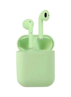 i12 True Wireless Earphones Wireless BT Earphones BT 5.0 Smart Headset Portable Sports Wireless Headset Green
