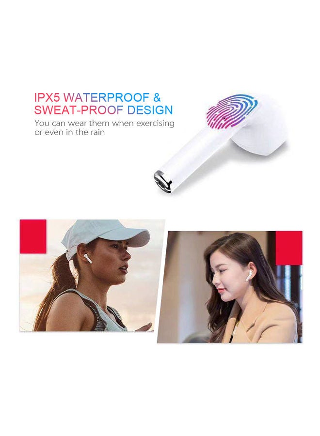 Generic - i12 True Wireless Earphones Wireless BT Earphones BT 5.0 Smart Headset Portable Sports Wireless Headset Green - Image 1