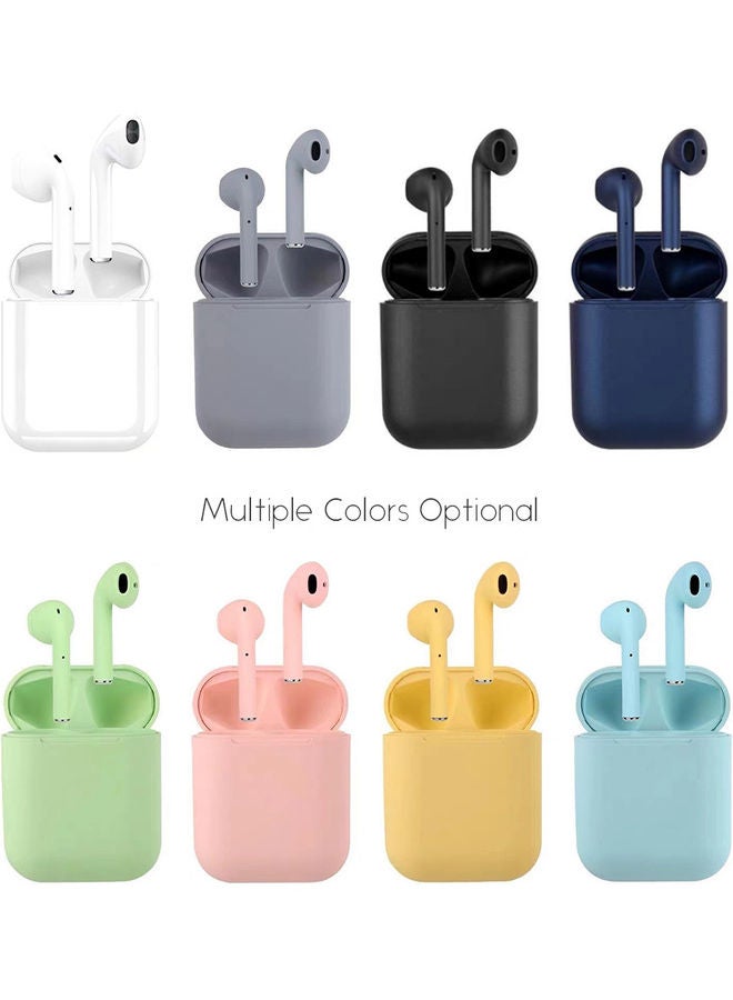 Generic - i12 True Wireless Earphones Wireless BT Earphones BT 5.0 Smart Headset Portable Sports Wireless Headset Green - Image 1