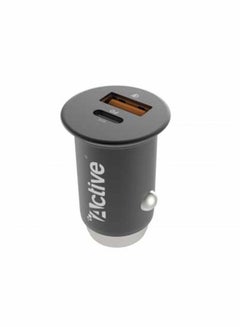 Active GO Metal Car-Charger PD 30W Black/Silver  - Image 2