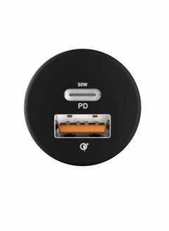 Active GO Metal Car-Charger PD 30W Black/Silver  - Image 3