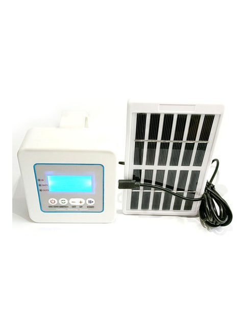 Irrigation Controller with Solar Panel for Automatic Garden Watering System Multicolour 13 x 12 x 13cm