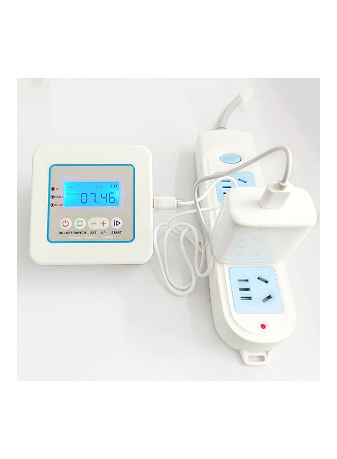 Generic - Irrigation Controller with Solar Panel for Automatic Garden Watering System Multicolour 13 x 12 x 13cm - Image 1