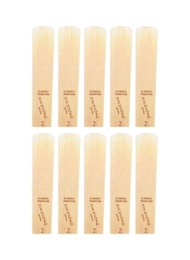 Generic 10-Piece Saxophone Sax Reeds Strength 2.0 for Beginners  - Image 3