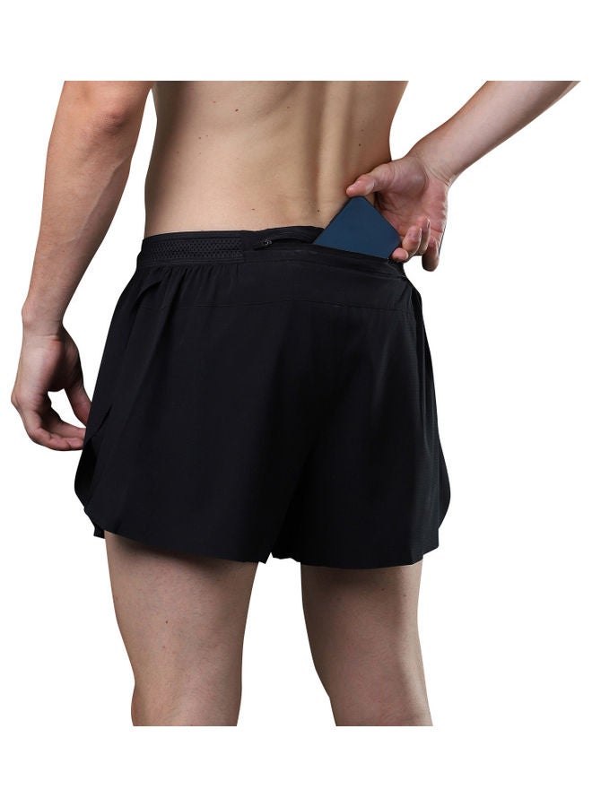 2 in 1 Athletic Zipper Pocket Dry Shorts 2XL 17.00 X 3.00 X 16.00cm - Image 1