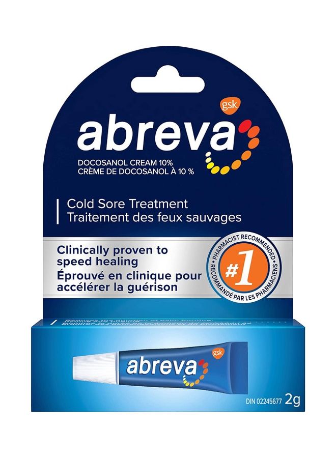 abreva Cold Sore Docosanol  Treatment Lip Balm - Image 1