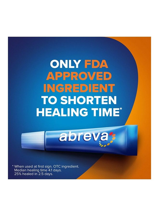 abreva Cold Sore Docosanol  Treatment Lip Balm - Image 2