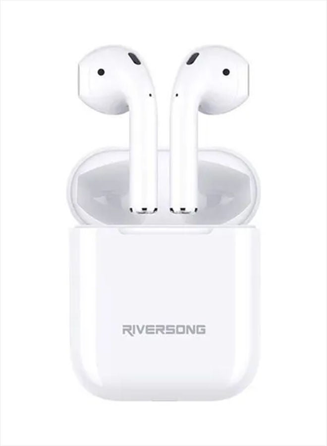 RIVERSONG Air X5+ True Wireless Stereo Earbuds White - Image 1