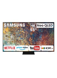 55 Inches QN90A Neo QLED 4K Smart TV (2021) 55QN90AA Silver