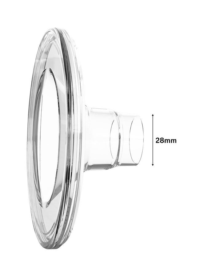 YOUHA Electric Breast Pump Replacement with 2-Piece 28mm Shield Soft Food-Grade Silicone - Image 2