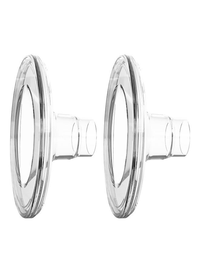 YOUHA Electric Breast Pump Replacement with 2-Piece 24mm Shield Soft Food-Grade Silicone - Image 2