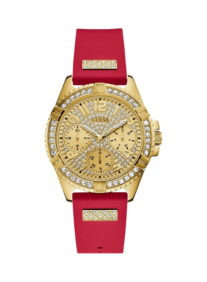 GUESS Women's Leather Analog Watch GW0045L2 - Image 1