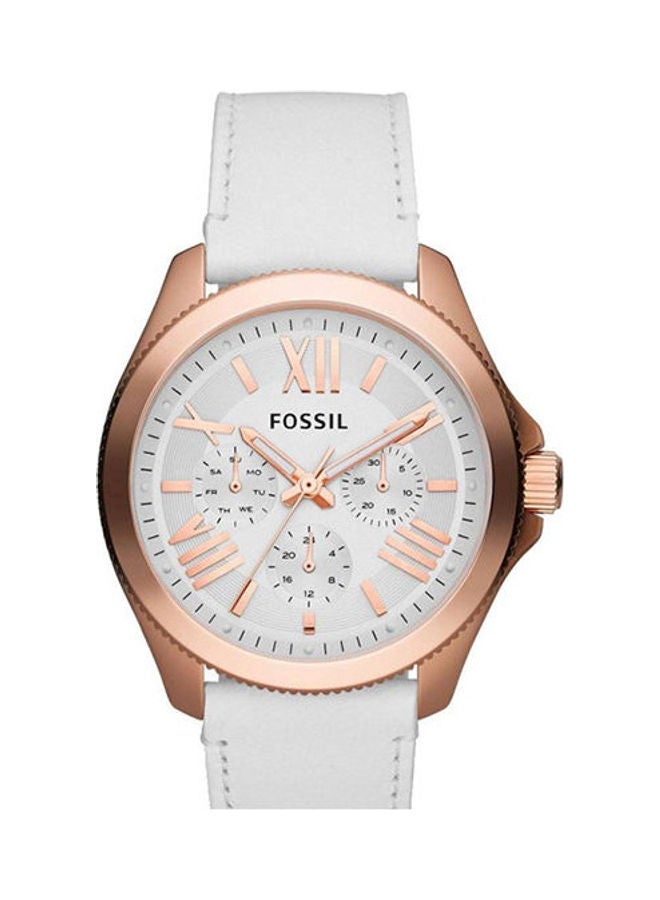 FOSSIL Women's Leather Analog Watch AM4486 - Image 1