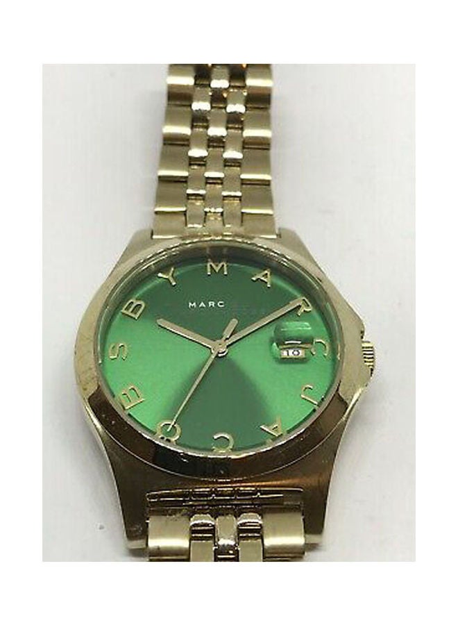 مارك ساعة يد بعقارب وسوار من الستانلس ستيل طراز MBM3317 للرجال - Image 2