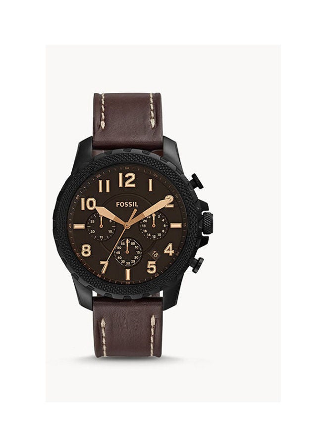 FOSSIL Men's Leather Analog Watch FS5601 