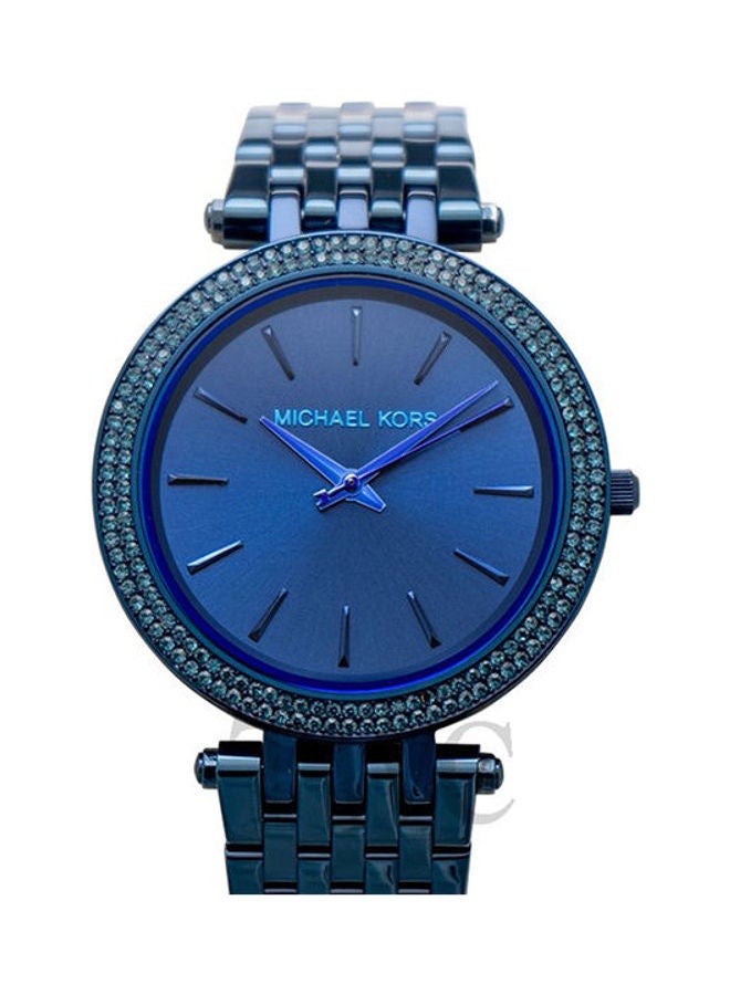 مايكل كورس ساعة يد بعقارب وسوار من الستانلس ستيل طراز MK3417 للرجال - Image 1