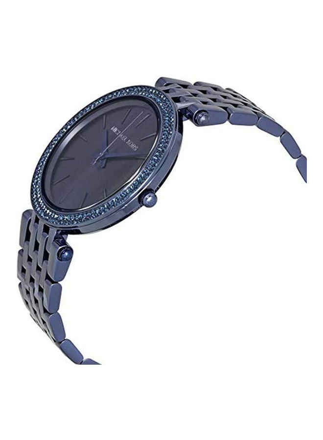 مايكل كورس ساعة يد بعقارب وسوار من الستانلس ستيل طراز MK3417 للرجال - Image 2