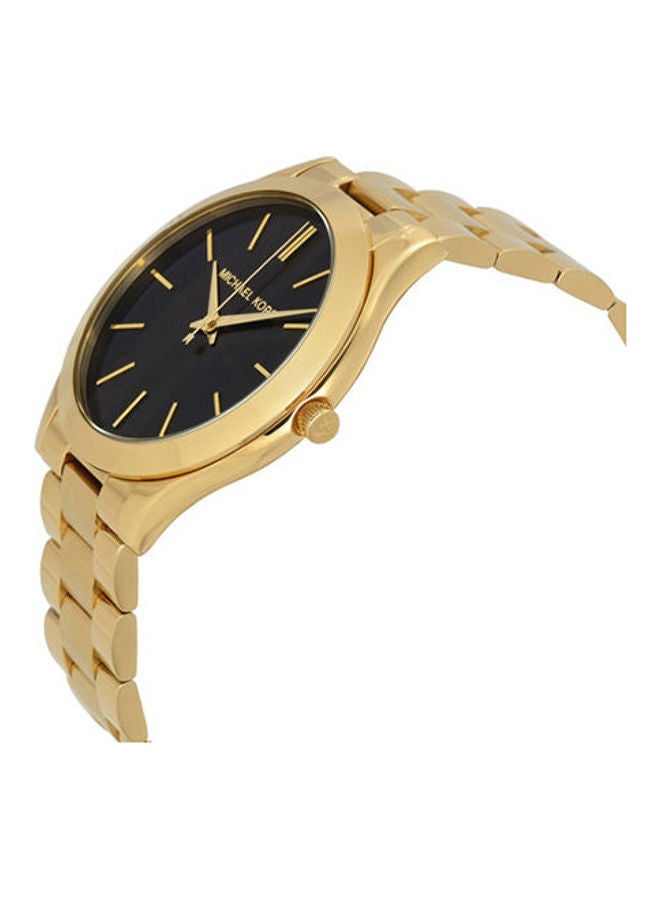 مايكل كورس ساعة يد بعقارب وسوار من الستانلس ستيل طراز MK3478 للرجال - Image 2