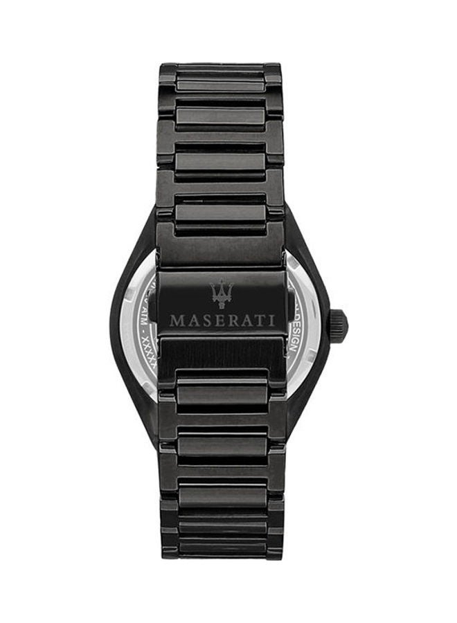 مازيراتي ساعة يد بعقارب وسوار من الستانلس ستيل طراز R8853139004 للرجال - Image 2