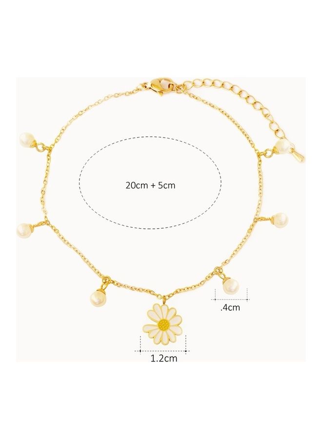 AIWANTO - Alissa Flower Anklet - Image 1