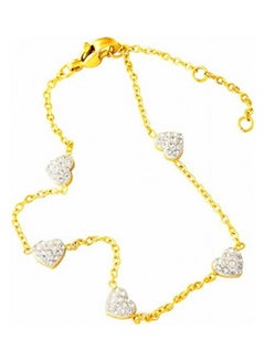Alissa Heart Anklet
