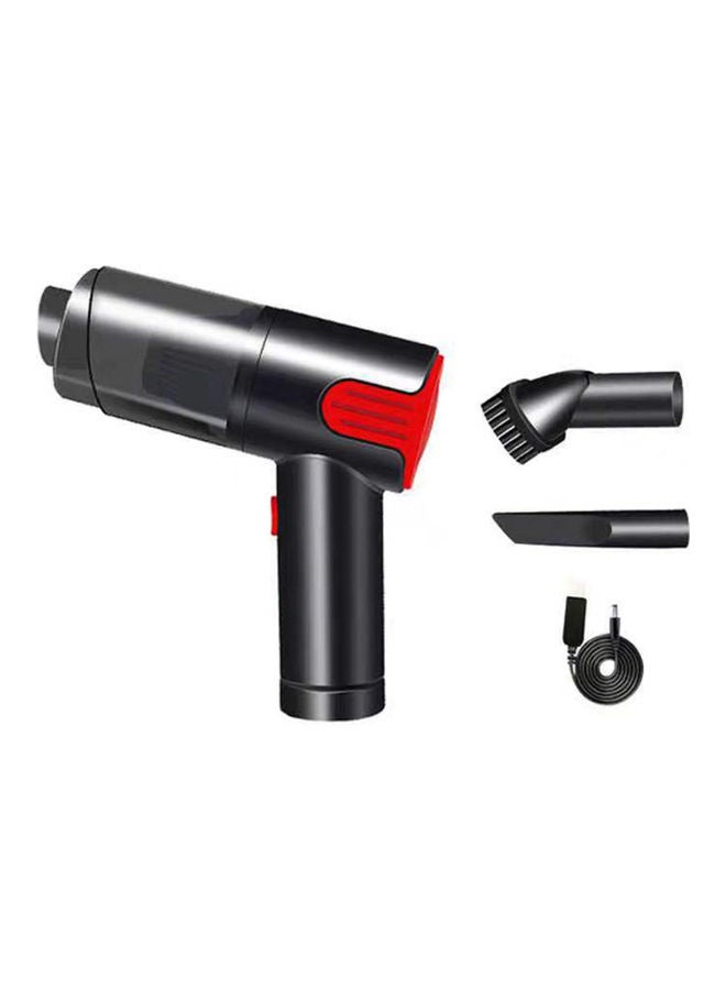 Handheld Mini Dry Wet 9000Pa Strong Suction Low Noise Dust Vacuum Cleaner for Car Home Red Cordless - Image 1