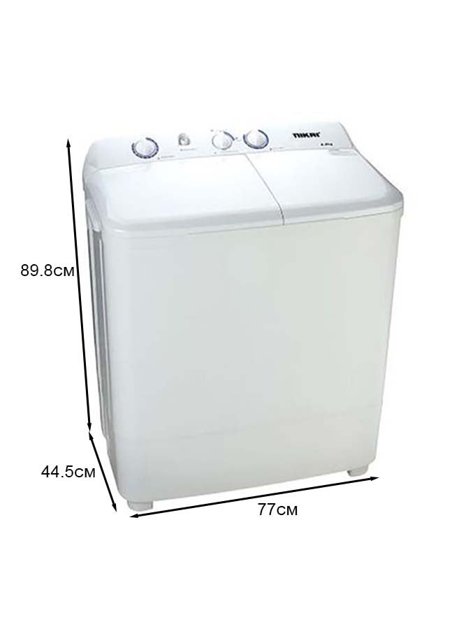 نيكاي غسالة ملابس نصف أوتوماتيكية بحوض مزدوج 7 kg 34 kW NWM700SPN2B أبيض  - Image 2