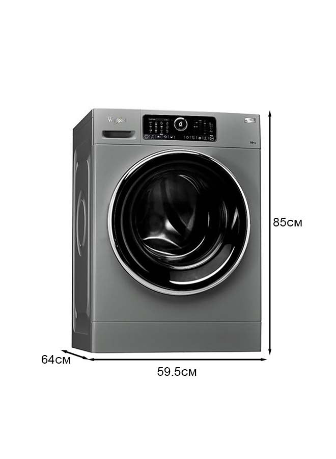 Whirlpool - Fully Automatic Front Loading Washing Machine 1980 W FSCR10422 Silver - Image 1