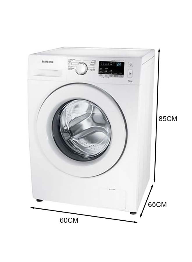 Samsung - Front Load Washing Machine WW70J3280KW White/Silver - Image 1