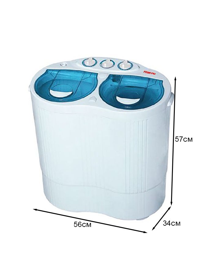 غسالة ملابس صغيرة بتحميل علوي 2.5 kg 150 W NWM250SP أبيض/أزرق - v1636869003/N44333426A_8