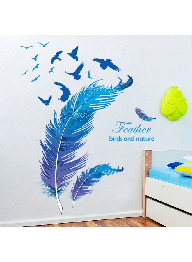 Feather Wall Decals Multicolour 81x129cm - v1636869152/N51835234A_1