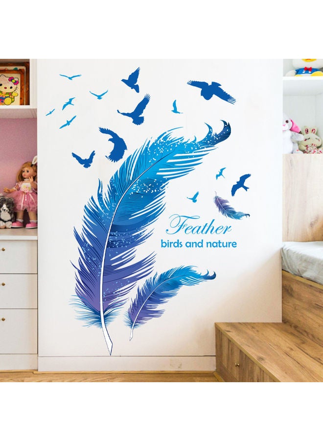 Feather Wall Decals Multicolour 81x129cm - v1636869152/N51835234A_2