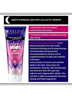 Eveline Slim Extreme 4D Night Lipo Therapy Serum 250ml  - Image 3