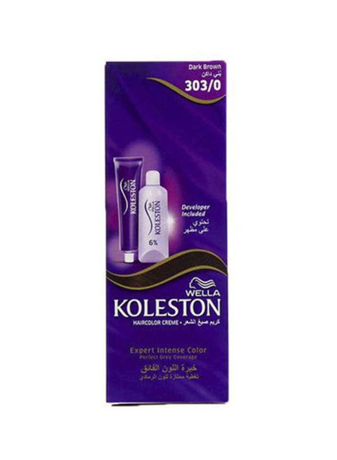 WELLA Koleston Single 303/0 Ne Dark Brown 60ml - Image 1