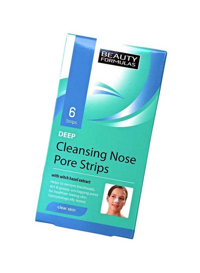 BEAUTY FORMULAS - 6-Piece Deep Cleansing Nose Pore Strip Set - Image 1