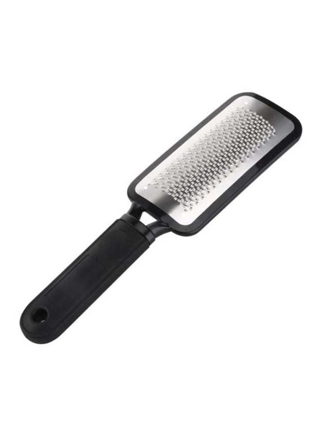 Tinksky - Stainless Steel Pedicure Rasp Foot File Silver/Black - Image 1