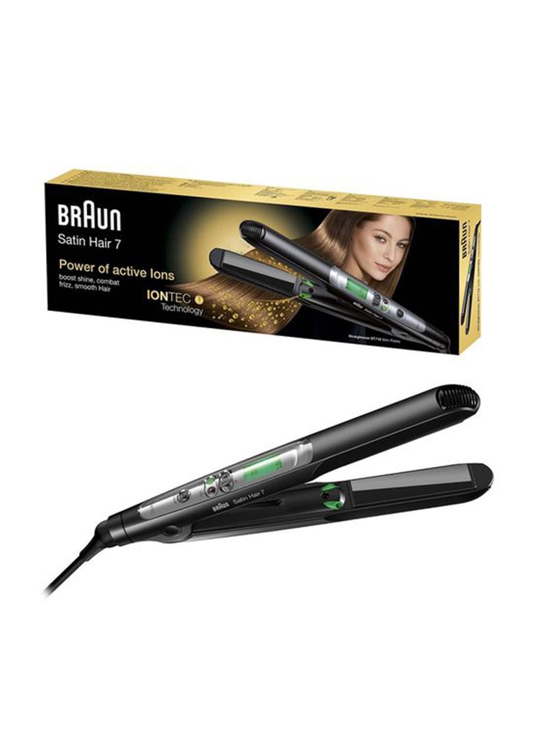 BRAUN Satin Hair 7 Straightener With IONTEC Technology Black - Image 2
