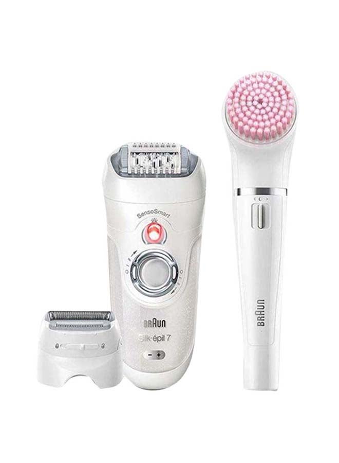 BRAUN Silk-Epil Beauty Set 7875 Wet & Dry Epilator White  - Image 1