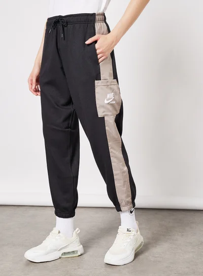 Nike NSW Fleece Heritage Sweatpants Black