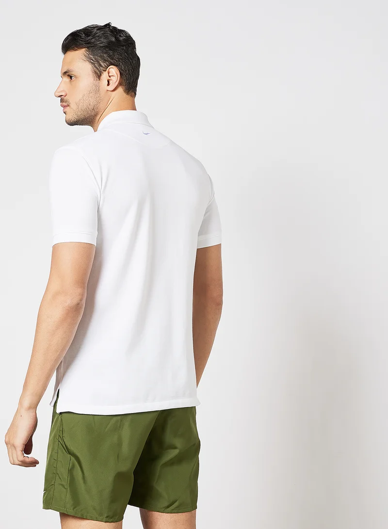 Nike Heritage Slim Polo White