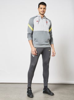Nike Liverpool F.C Travel Fleece Hoodie Grey  - Image 2