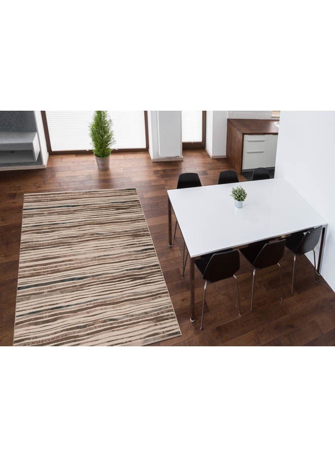 النساجون الشرقيون Santana Rectangle Carpets Beige 120x180cm - Image 2