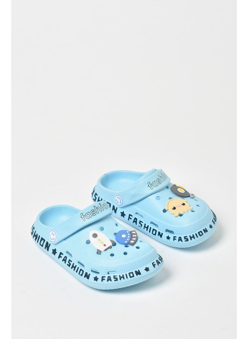 Aila - Kids classic clog slip-on Sky Blue - Image 1