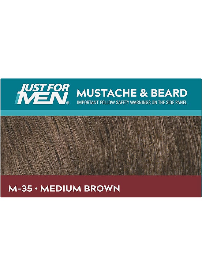 Just For Men Mustache And Beard Hair Colour Medium Brown M-35 68grams  - Image 3