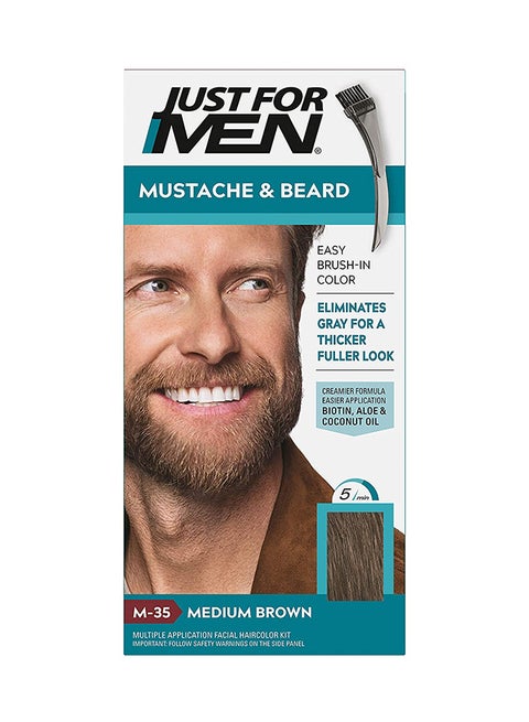 Mustache And Beard Hair Colour Medium Brown M-35 68grams