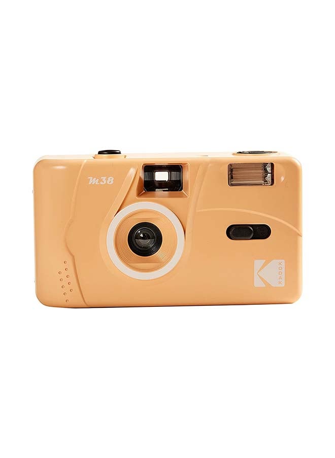 Kodak Reusable  M38 35mm Film Camera, Strong Flash and Heavier for Better Stability, Easy to use, Compatible with 35mm Color Negative or B&W Film (Film and Battery NOT Included) (Beige) - Image 1