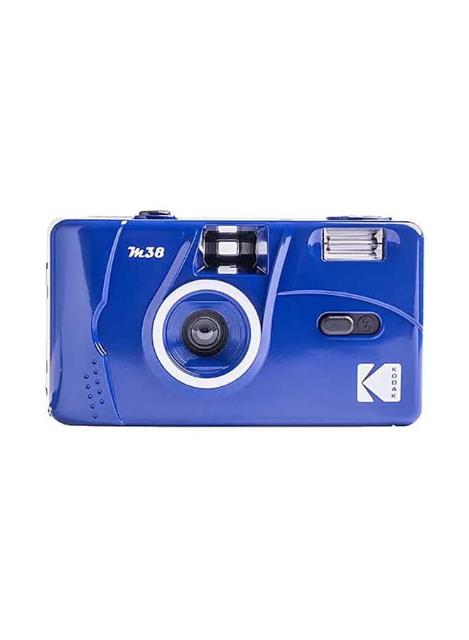 Kodak Reusable  M38 35mm Film Camera, Strong Flash and Heavier for Better Stability, Easy to use, Compatible with 35mm Color Negative or B&W Film (Film and Battery NOT Included) (Classic Blue) - Image 1