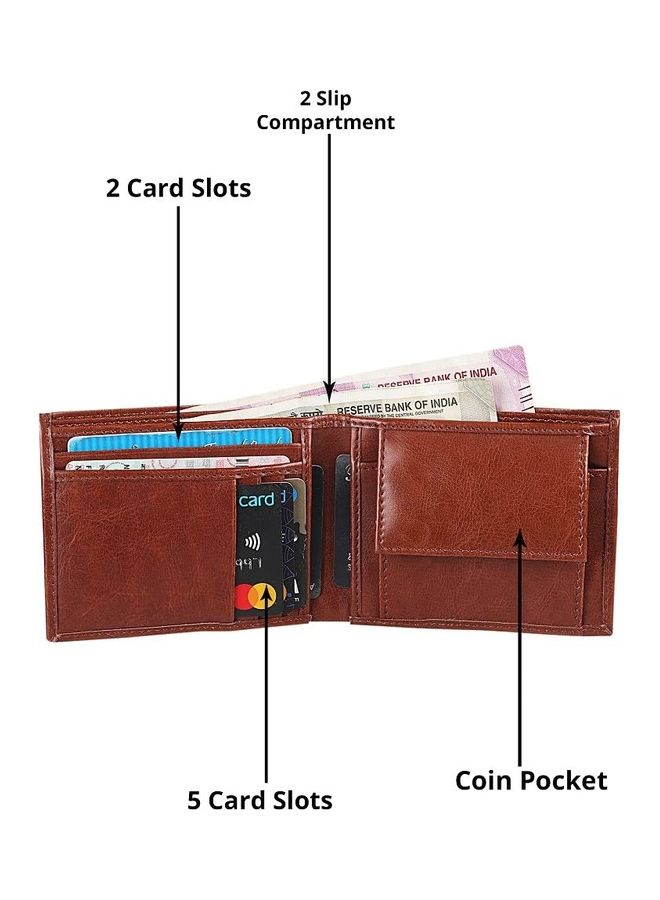MOUNTHOOD - Genuine Leather Wallet Tan - Image 1