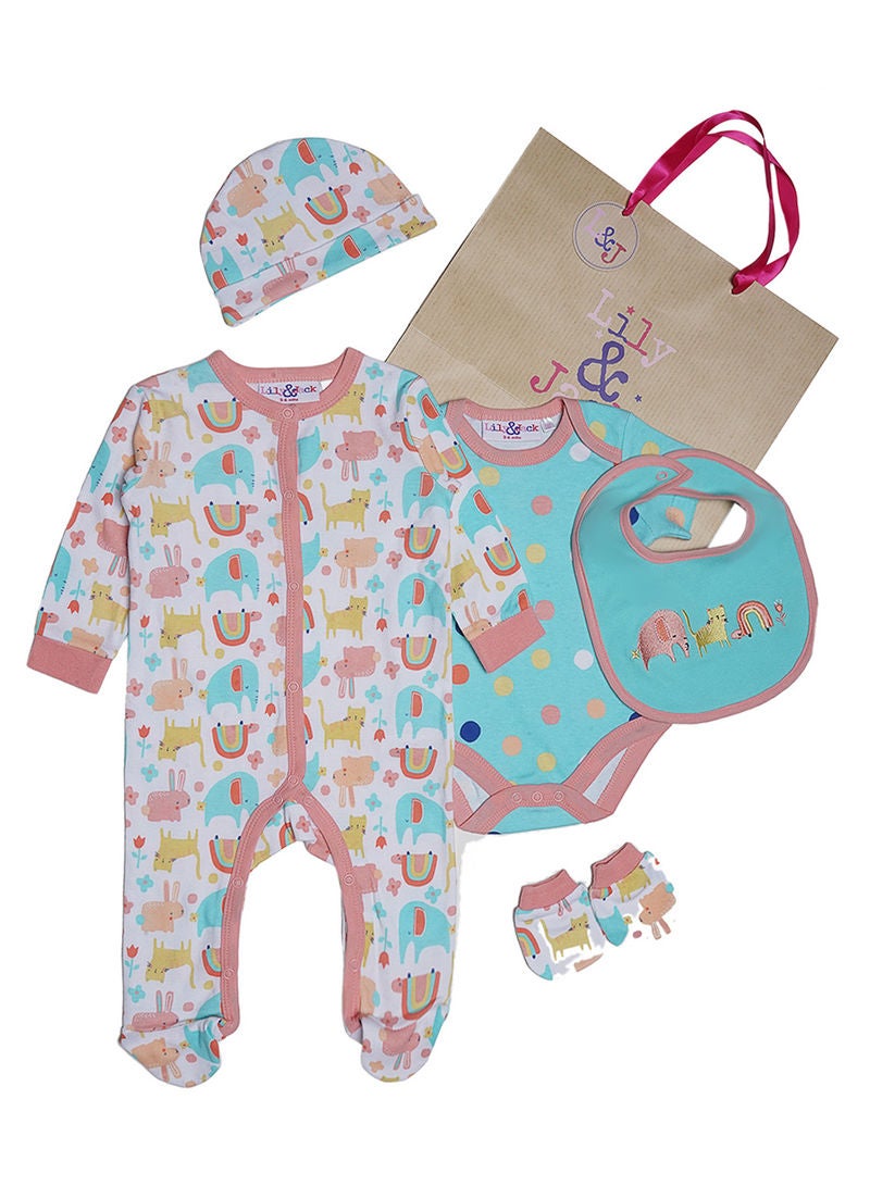 lily and jack - 5 Piece Baby Combo Set Multicolour - Image 1