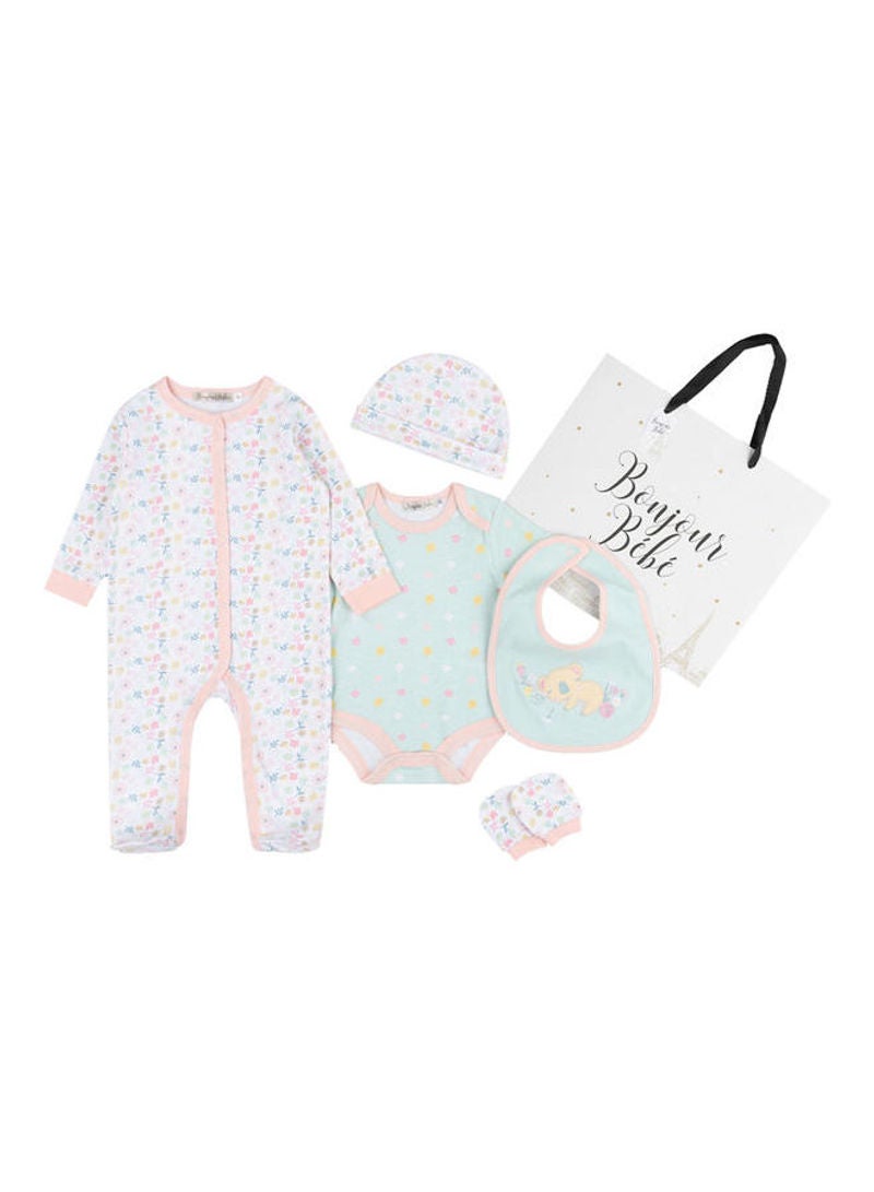 bonjour bebe - 5 Piece Baby Combo Set Multicolour - Image 1